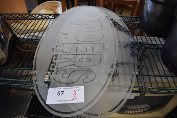 2 Signs; Peppers and Soup. 26x12.5. 2 Times Your Bid! - Image 3 of 3