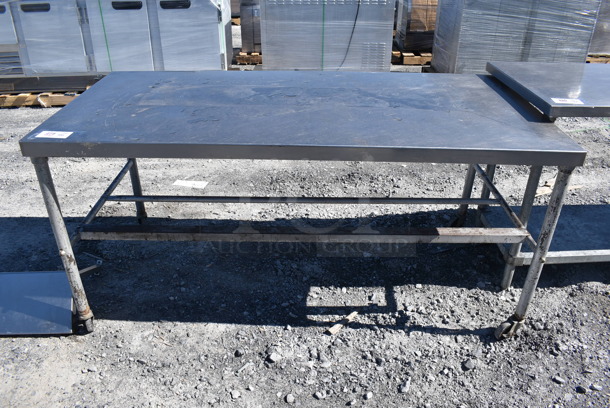 Stainless Steel Table on Commercial Casters. 68x32x33 - Image 1 of 4