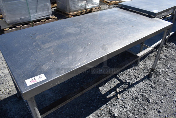 Stainless Steel Table on Commercial Casters. 68x32x33 - Image 3 of 4