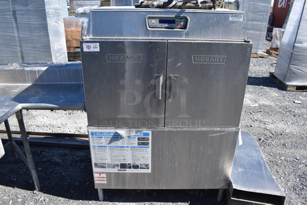 Hobart CL44E Stainless Steel Commercial Conveyor Dishwasher. 208 Volts, 3 Phase. Goes GREAT w/ Lot 281! 44x28x67 - Image 1 of 11