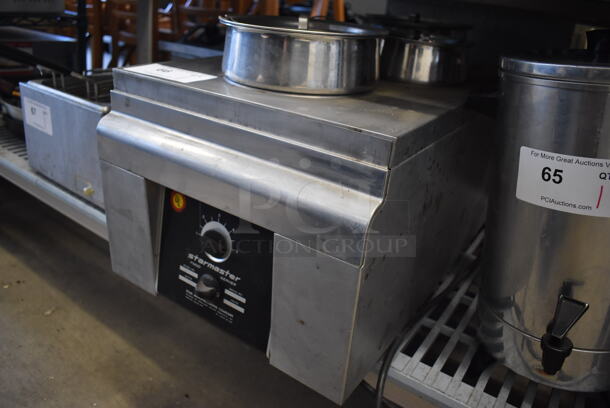 Starmaster 122 Stainless Steel Commercial Countertop Food Warmer w/ Drop In Bins. 118 Volts, 1 Phase. 14x24x14. Tested and Working! - Image 4 of 4