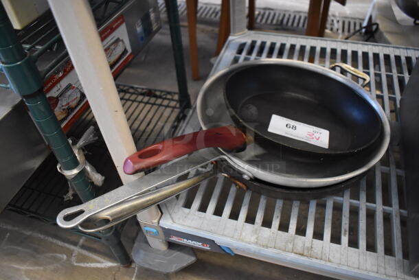 3 Various Metal Skillets. Includes 17x10.5x2. 3 Times Your Bid!