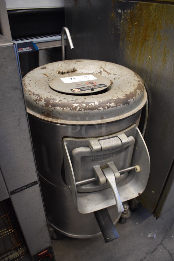Univex Metal Commercial Countertop Potato Peeler. 15x21x34. Tested and Working! - Image 2 of 6