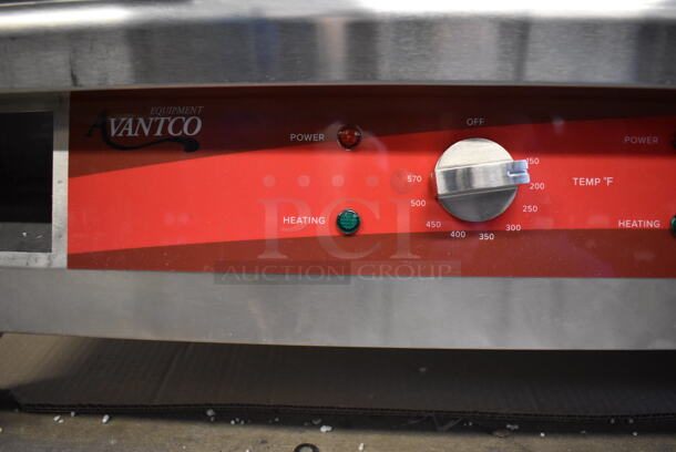 LIKE NEW! Avantco EG30N Stainless Steel Commercial Countertop 30" Electric Powered Flat Top Griddle. 208/240 Volts. 30x20x14. Tested and Working! - Image 2 of 9
