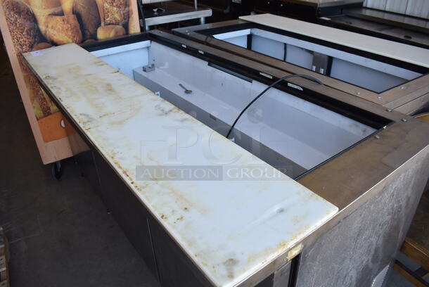 True QA-72-30M-B Stainless Steel Commercial Prep Table on Commercial Casters. 115 Volts, 1 Phase. 72x35x36. Tested and Working! - Image 2 of 7