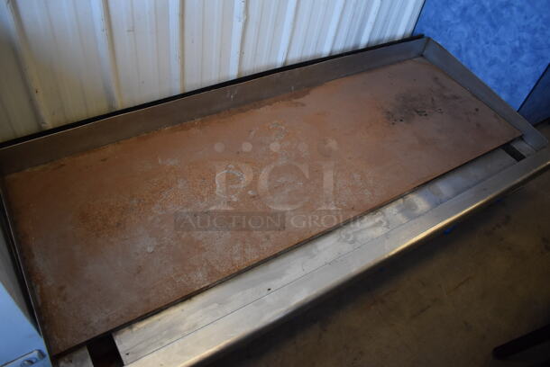 Imperial Stainless Steel Commercial Countertop Natural Gas Powered Flat Top Griddle. 72x31x14 - Image 2 of 4