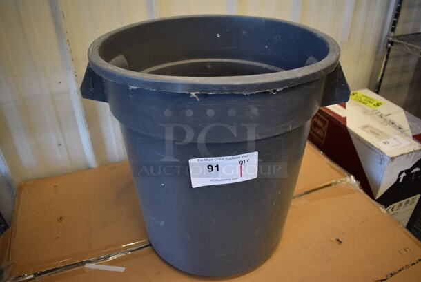 Gray Trash Can. 18x16x17 - Image 1 of 3