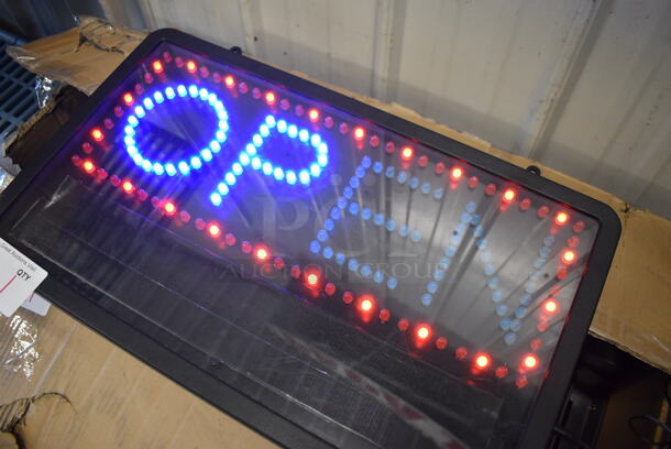 Light Up Open Sign. 21x2x13. Tested and Working! - Image 4 of 5