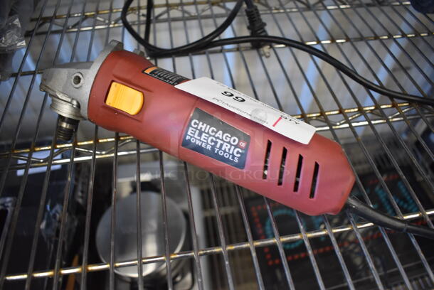Chicago Electric 60372 4-1/2" Angle Grinder. 120 Volts, 1 Phase. 12x3x3 - Image 1 of 4