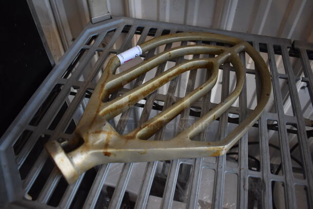Metal Commercial Paddle Attachment for Hobart Mixer. Appears To Be 20 Quart. 10x3x16 - Image 1 of 3