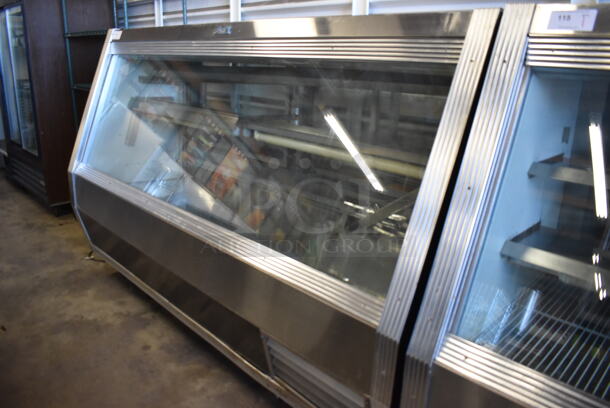 GEM Metal Commercial Floor Style Deli Display Case Merchandiser. 96x34x61. Tested and Working! - Image 2 of 4