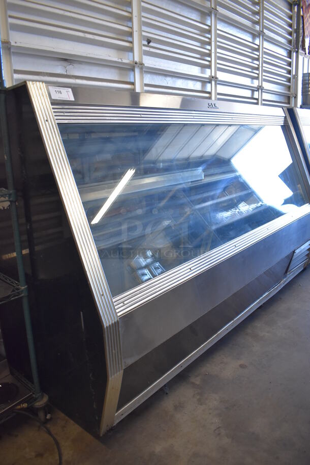 GEM Metal Commercial Floor Style Deli Display Case Merchandiser. 96x34x61. Tested and Working! - Image 4 of 4
