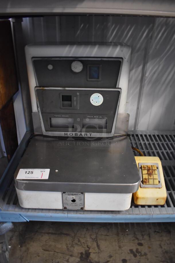 Hobart 1000 Metal Countertop Scale. 115 Volts, 1 Phase. 22x20x20. Cannot Test - Unit Needs New Plug - Image 1 of 5