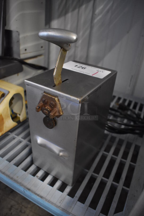 Edlund 203 Stainless Steel Commercial Electric Powered Can Opener. 115 Volts, 1 Phase. 5x7x12. Tested and Working! - Image 2 of 4