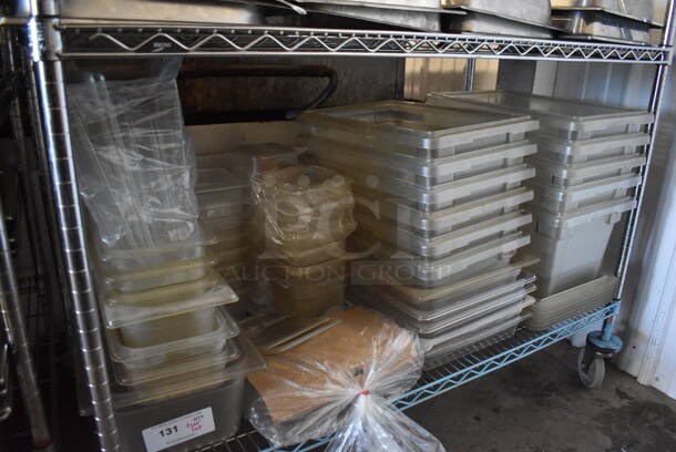 ALL ONE MONEY! Tier Lot of Various Poly Bins and Drop In Bins - Image 1 of 6