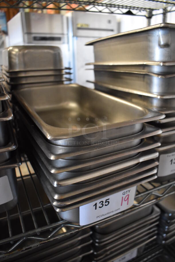 19 Stainless Steel 1/3 Size Drop In Bins. 1/3x2. 19 Times Your Bid! - Image 3 of 3