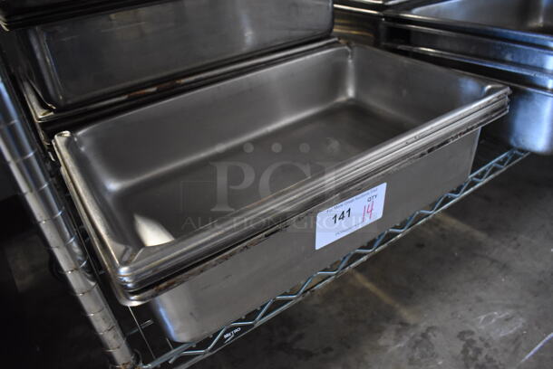 14 Stainless Steel Full Size Drop In Bins. 1/1x4. 14 Times Your Bid! - Image 2 of 3
