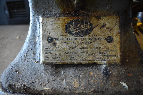 Hobart 4312 Metal Commercial Countertop Power Hub. 115 Volts, 1 Phase. 11x16x16. Tested and Working! - Image 4 of 5