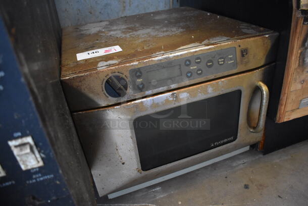 FlashBake FB120 Metal Countertop Microwave Oven. 120 Volts, 1 Phase. 20x20x16 - Image 3 of 6