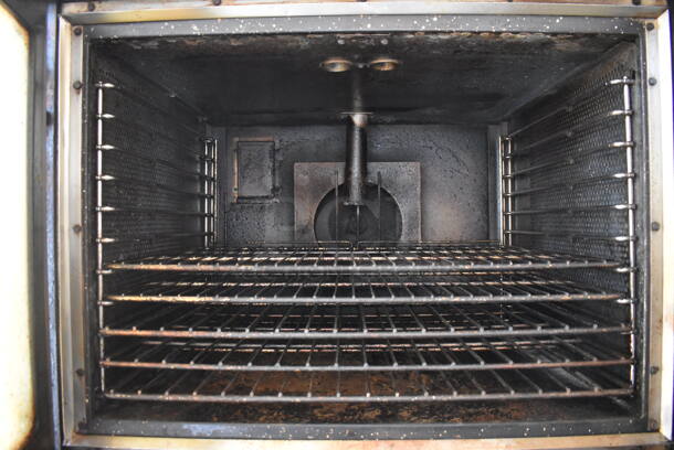 2 Vulcan Snorkel Stainless Steel Commercial Natural Gas Powered Full Size Convection Oven w/ View Through Doors, Metal Oven Racks and Thermostatic Controls on Commercial Casters. 40x38x75. 2 Times Your Bid! - Image 6 of 9