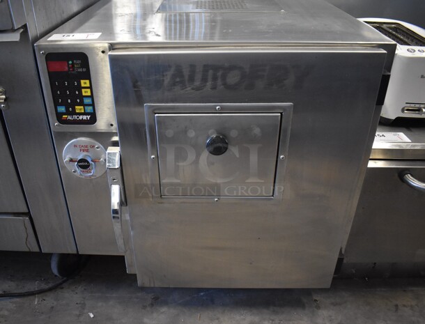 Autofry Stainless Steel Commercial Countertop Electric Powered Ventless Fryer. 250 Volts, 1 Phase. 28x26x29