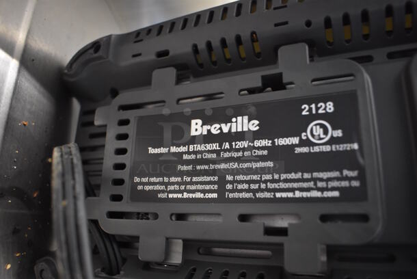 Breville BTA630XL/A Metal Countertop 2 Slot Toaster. 120 Volts, 1 Phase. 7x15x8 - Image 4 of 4