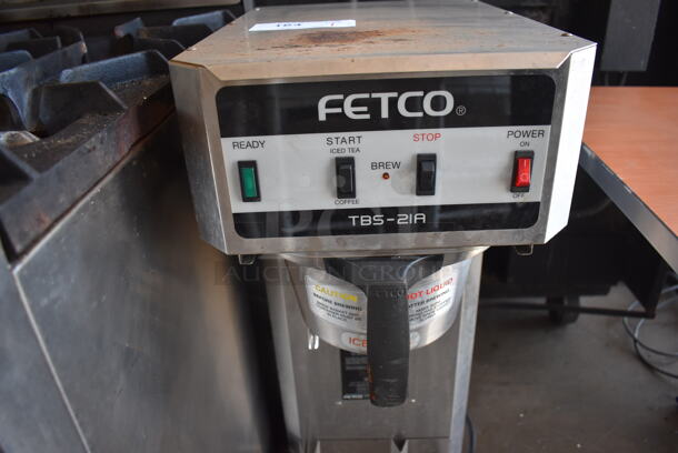 Fetco TBS-21A Stainless Steel Commercial Countertop Coffee Machine w/ Metal Brew Basket. 120 Volts, 1 Phase. 12x18x36 - Image 4 of 4
