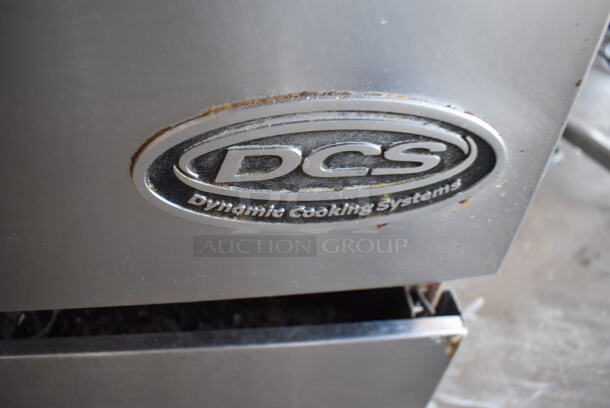 Dynamic Cooking Systems DCS Stainless Steel Commercial Natural Gas Powered 10 Burner Range w/ 2 Ovens, Over Shelf and Back Splash. 60x30x60 - Image 6 of 8