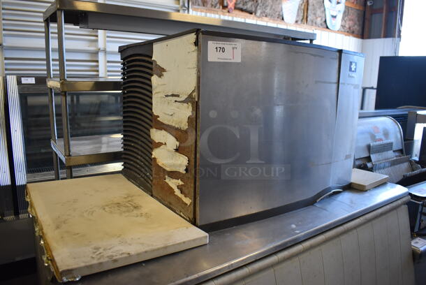 Manitowoc SY0604A Stainless Steel Commercial Ice Machine Head on Commercial Bin. 208-230 Volts, 1 Phase. 52x32x68 - Image 2 of 5