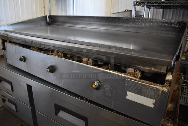 Keating MiraClean Stainless Steel Commercial Natural Gas Powered Chrome Top Flat Top Griddle. 95,000 BTU. 60x30x20 - Image 3 of 6