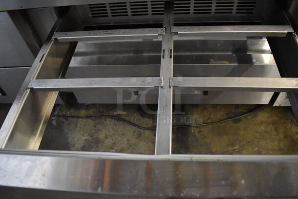 Stainless Steel Commercial 4 Drawer Chef Base on Commercial Casters. 72x32x26. Tested and Working! - Image 2 of 4