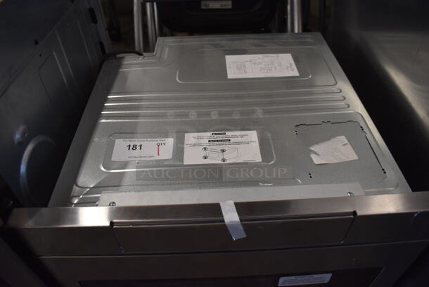 BRAND NEW! Sharp Stainless Steel Commercial Drawer Microwave Oven. 115 Volts, 1 Phase. 24x23x16. Tested and Working! - Image 5 of 7