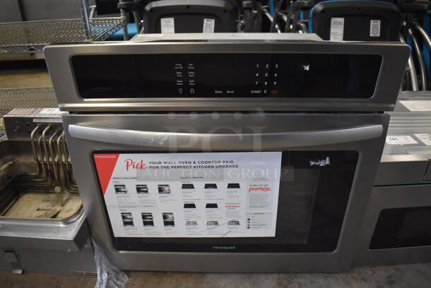 BRAND NEW SCRATCH AND DENT! Frigidaire LFEW3026TFA Stainless Steel Single Deck Electric Powered Oven. 120-208/240 Volts. 30x28x29. Tested and Working! - Image 1 of 4