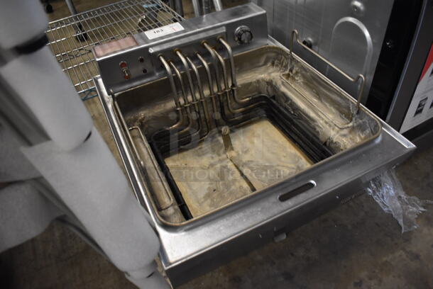 General Electric CK20B Stainless Steel Commercial Countertop Electric Powered Deep Fat Fryer. 220-240 Volts. 22x25x13 - Image 5 of 7