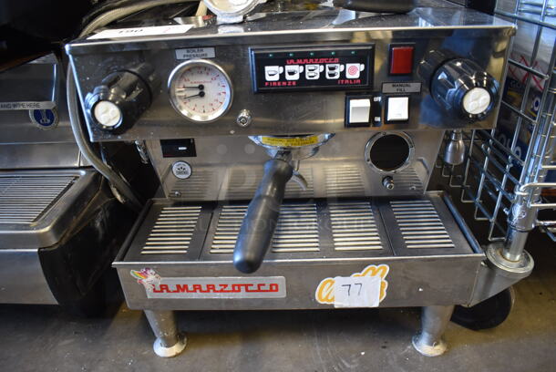 La Marzocco Firenze Stainless Steel Commercial Countertop Single Group Espresso Machine w/ 2 Portafilters. 208 Volts, 1 Phase. 20x22x21 - Image 5 of 6