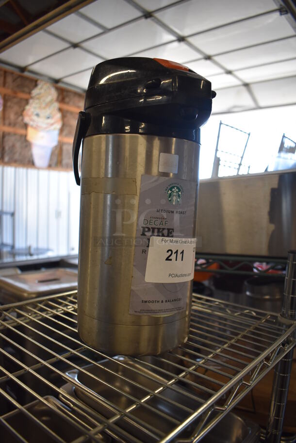 Stainless Steel Air Pot. 6x8x13 - Image 2 of 3