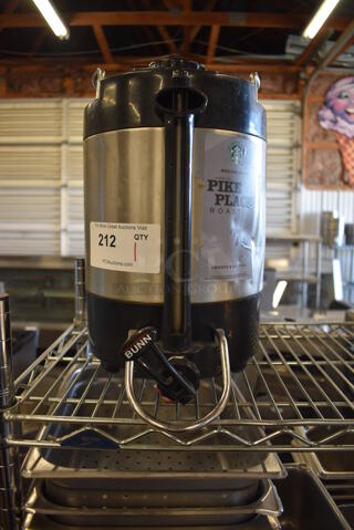 Bunn TF SERVER Stainless Steel Beverage Holder Dispenser. 9x12x13