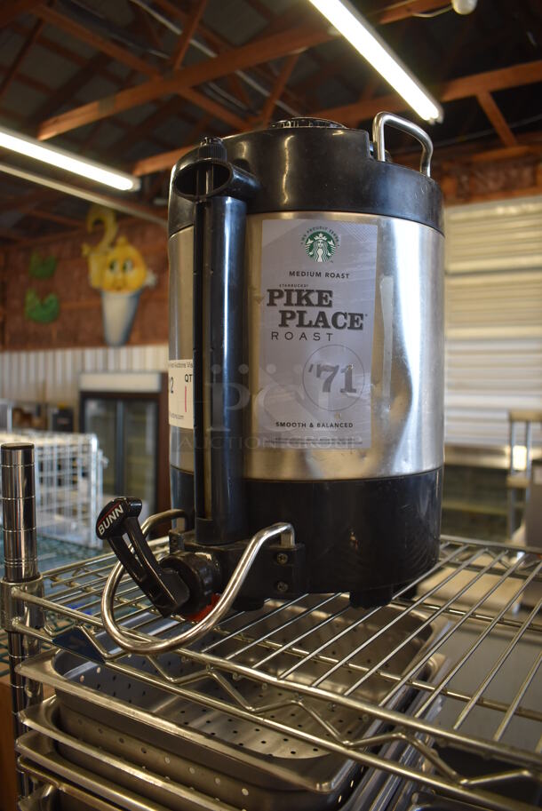 Bunn TF SERVER Stainless Steel Beverage Holder Dispenser. 9x12x13 - Image 2 of 4