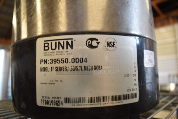 Bunn TF SERVER Stainless Steel Beverage Holder Dispenser. 9x12x13 - Image 4 of 4
