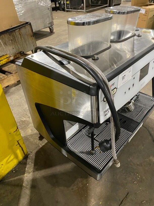 WOW! LATE MODEL! Dunkin Donuts Edition! Schaerer Commercial Countertop 2 Group Espresso Machine! With Steam Lines! Stainless Steel! On Small Legs! - Image 2 of 11