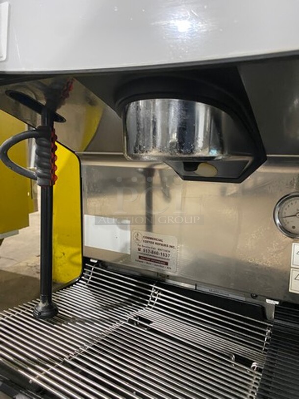 WOW! LATE MODEL! Dunkin Donuts Edition! Schaerer Commercial Countertop 2 Group Espresso Machine! With Steam Lines! Stainless Steel! On Small Legs! - Image 7 of 11