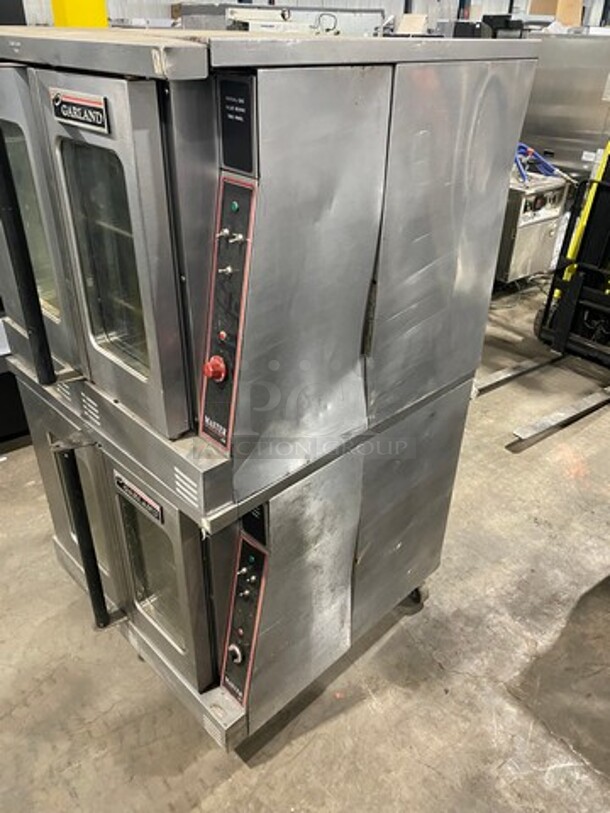 Garland Commercial Gas Powered Double Deck Convection Oven! With View Through Doors! Metal Oven Racks! All Stainless Steel! On Casters! 2x Your Bid Makes One Unit! - Image 2 of 10