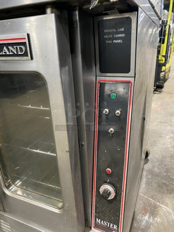 Garland Commercial Gas Powered Double Deck Convection Oven! With View Through Doors! Metal Oven Racks! All Stainless Steel! On Casters! 2x Your Bid Makes One Unit! - Image 8 of 10