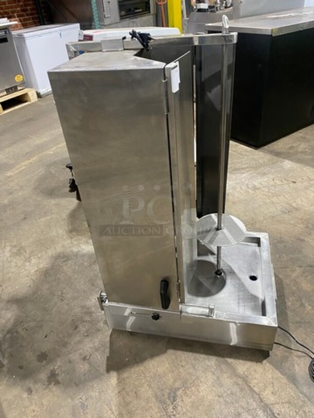 Spinning Grillers Commercial Countertop Natural Gas Powered Gyro Machine! All Stainless Steel! Model: SG4 SN: 88S29686G7 - Image 3 of 9