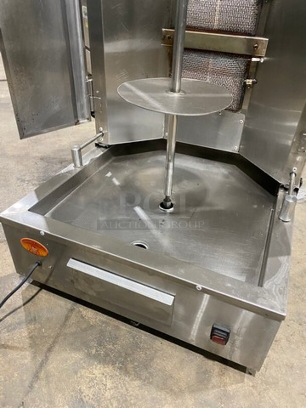 Spinning Grillers Commercial Countertop Natural Gas Powered Gyro Machine! All Stainless Steel! Model: SG4 SN: 88S29686G7 - Image 6 of 9