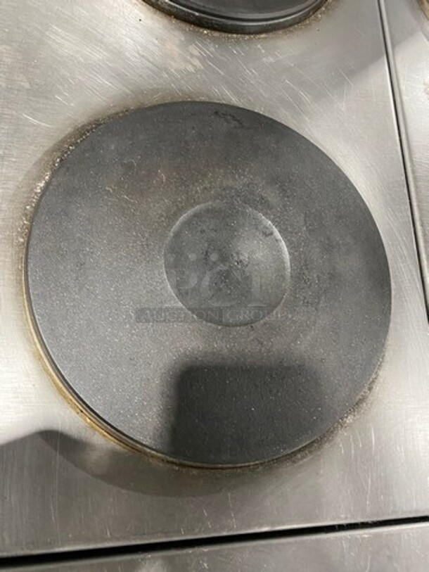 WOW! Imperial Commercial Electric Powered 4 Burner Range! With Raised Backsplash! With Oven Underneath! All Stainless Steel! On Legs! - Image 6 of 9