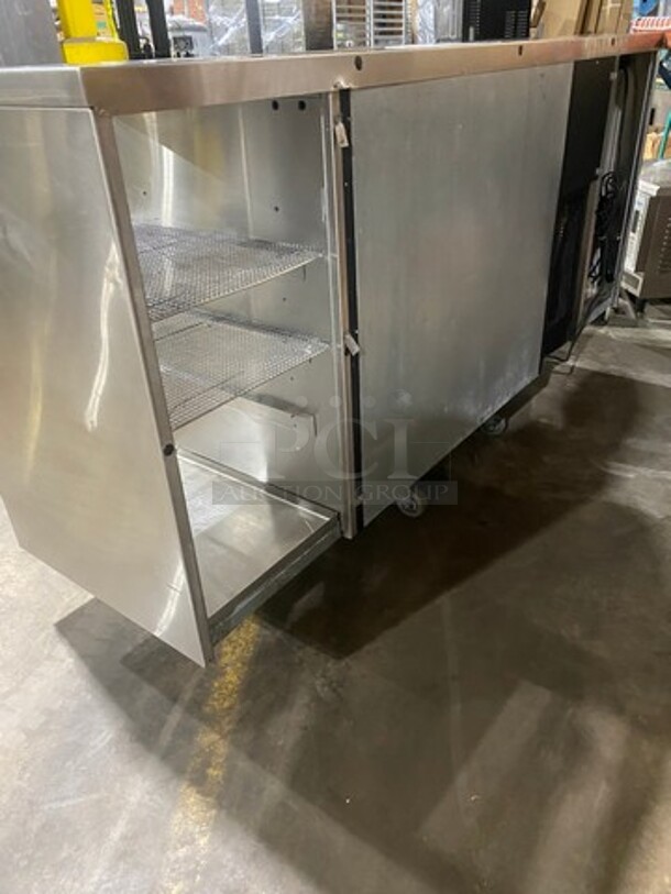 NICE! 2004 Glas Tender Commercial 2 Door Back Bar Cooler! With View Through Doors! With Dual Side Storage! All Stainless Steel! Model: ND52L1XS SN: 13491571 115V 60HZ 1 Phase - Image 4 of 11