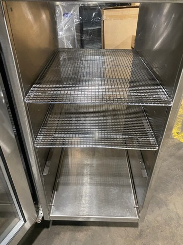 NICE! 2004 Glas Tender Commercial 2 Door Back Bar Cooler! With View Through Doors! With Dual Side Storage! All Stainless Steel! Model: ND52L1XS SN: 13491571 115V 60HZ 1 Phase - Image 8 of 11