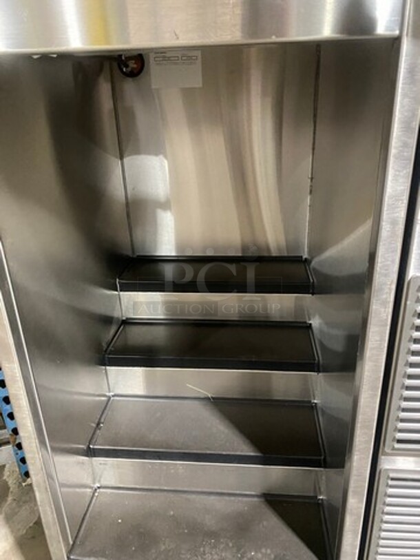 NICE! 2004 Glas Tender Commercial 2 Door Back Bar Cooler! With View Through Doors! With Dual Side Storage! All Stainless Steel! Model: ND52L1XS SN: 13491571 115V 60HZ 1 Phase - Image 9 of 11