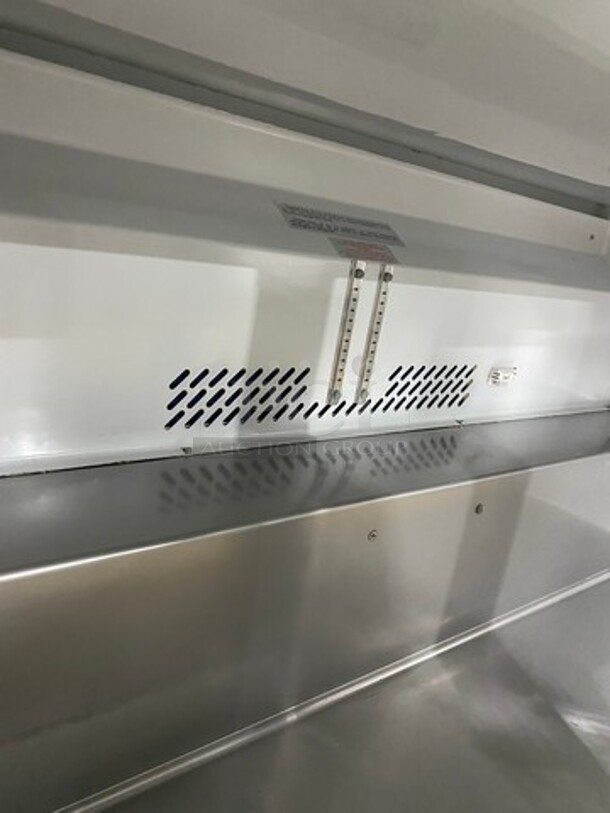 Entree Commercial 2 Door Lowboy/Worktop Cooler! All Stainless Steel! On Casters! Model: UR61 SN: 1904ENTB03720 115V 60HZ 1 Phase - Image 6 of 8